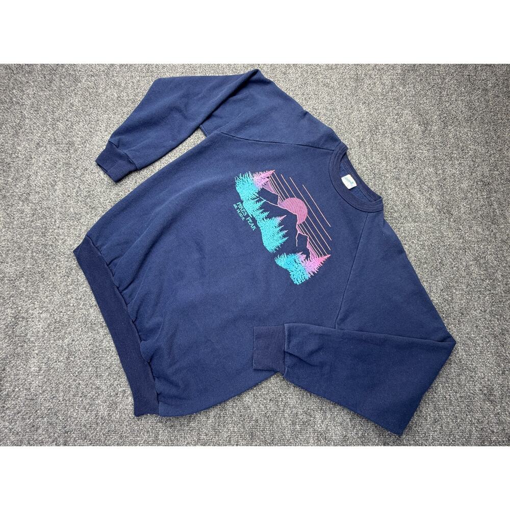 Vintage Pikes Peak Graphic Sweatshirt USA Made L